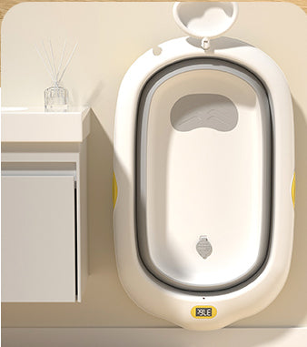 Wholesale Portable Collapsible 0-8 Folding Infant Baby Bath Tub With Stand