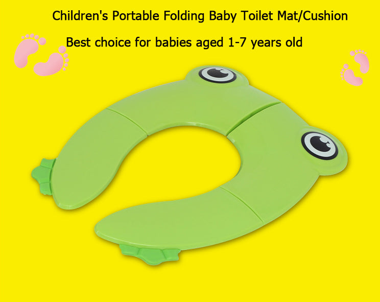 Frog Shape Kids Children Foldable Potty Seat