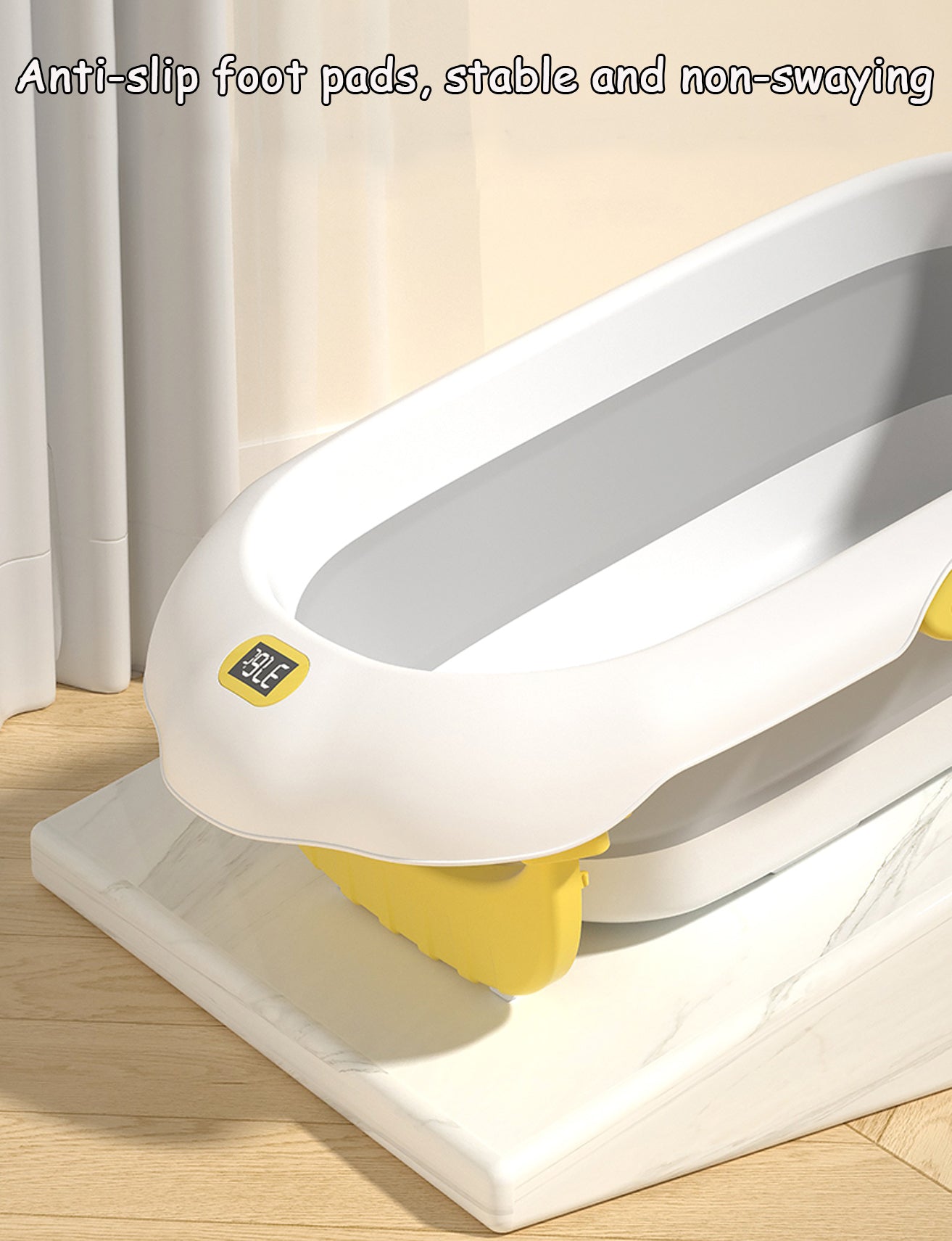 Wholesale Portable Collapsible 0-8 Folding Infant Baby Bath Tub With Stand