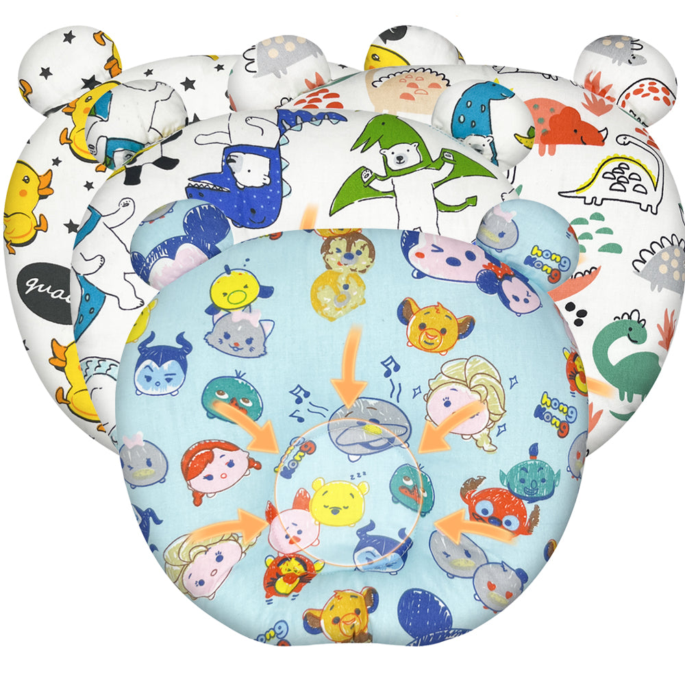 Bear shap baby pillow for newborn