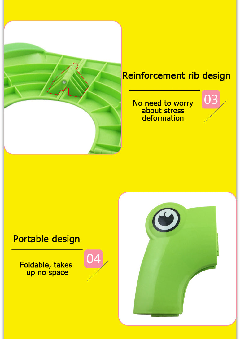 Frog Shape Kids Children Foldable Potty Seat