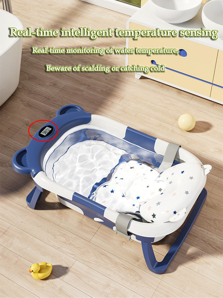 Baby bath tub bear folding many times products