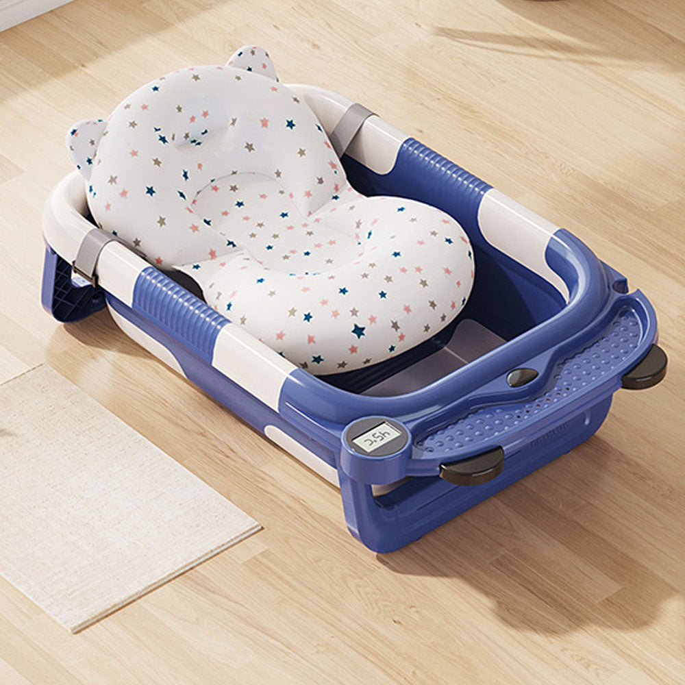 Baby twice folding bathtub