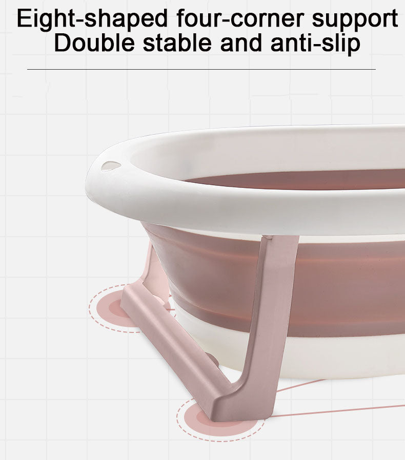 Collapsible floding baby bath tub