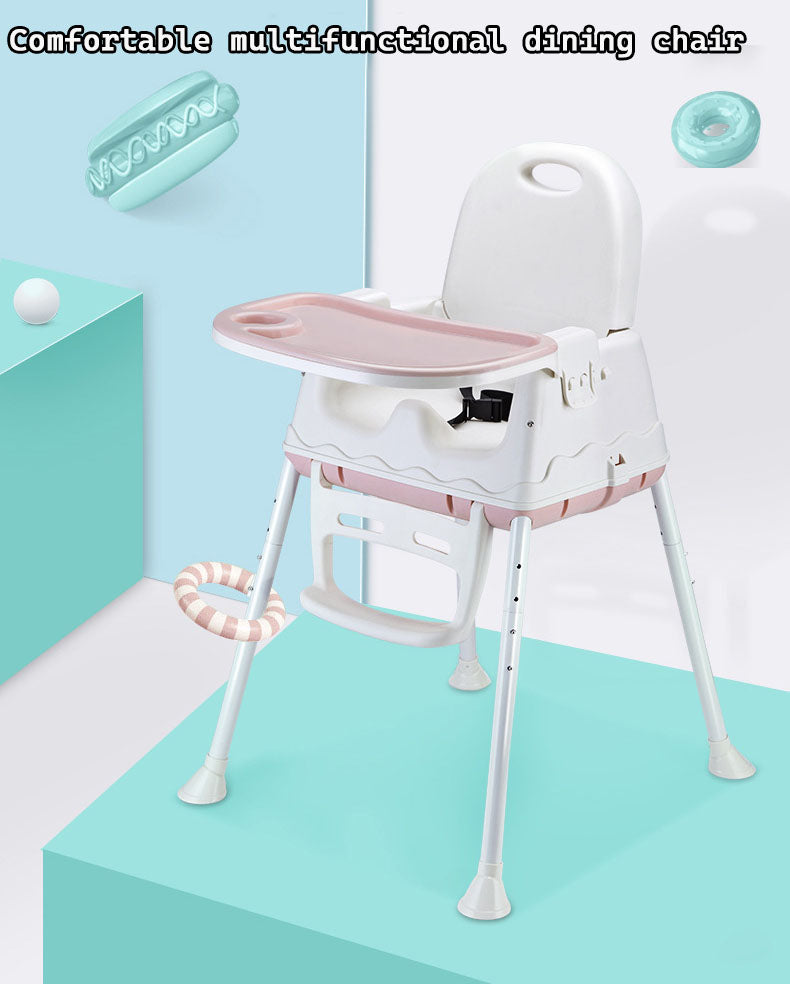 High chair baby feeding