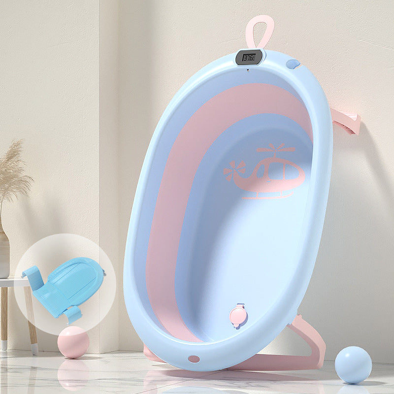 New born collapsible airplane baby bath tub