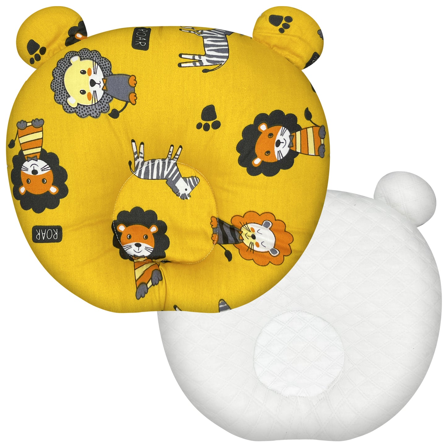 Bear shap baby pillow for newborn