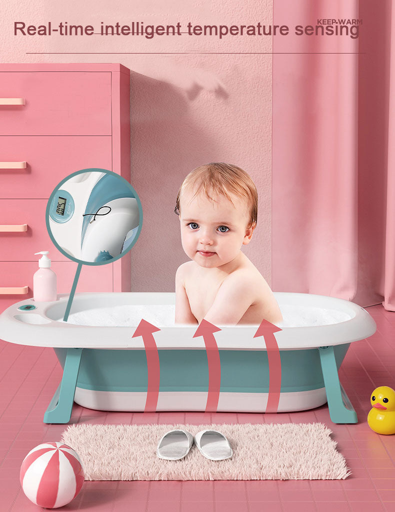 Collapsible floding baby bath tub