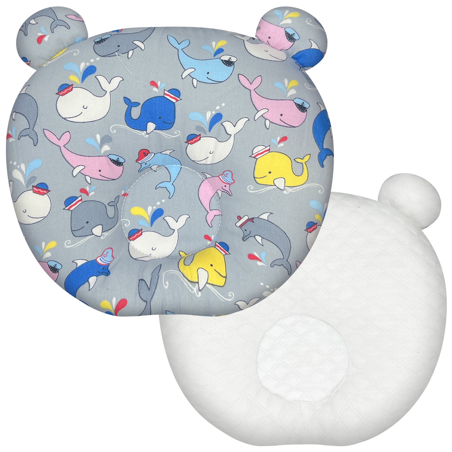 Bear shap baby pillow for newborn