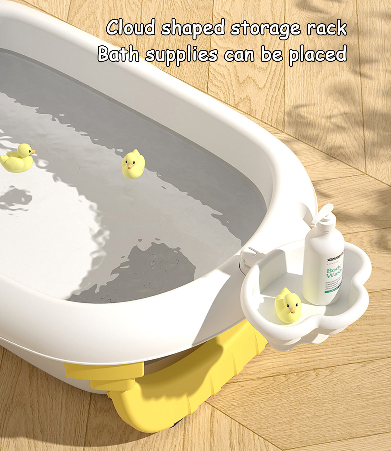 Wholesale Portable Collapsible 0-8 Folding Infant Baby Bath Tub With Stand