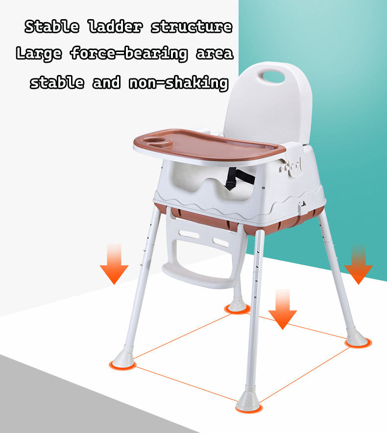 High chair baby feeding