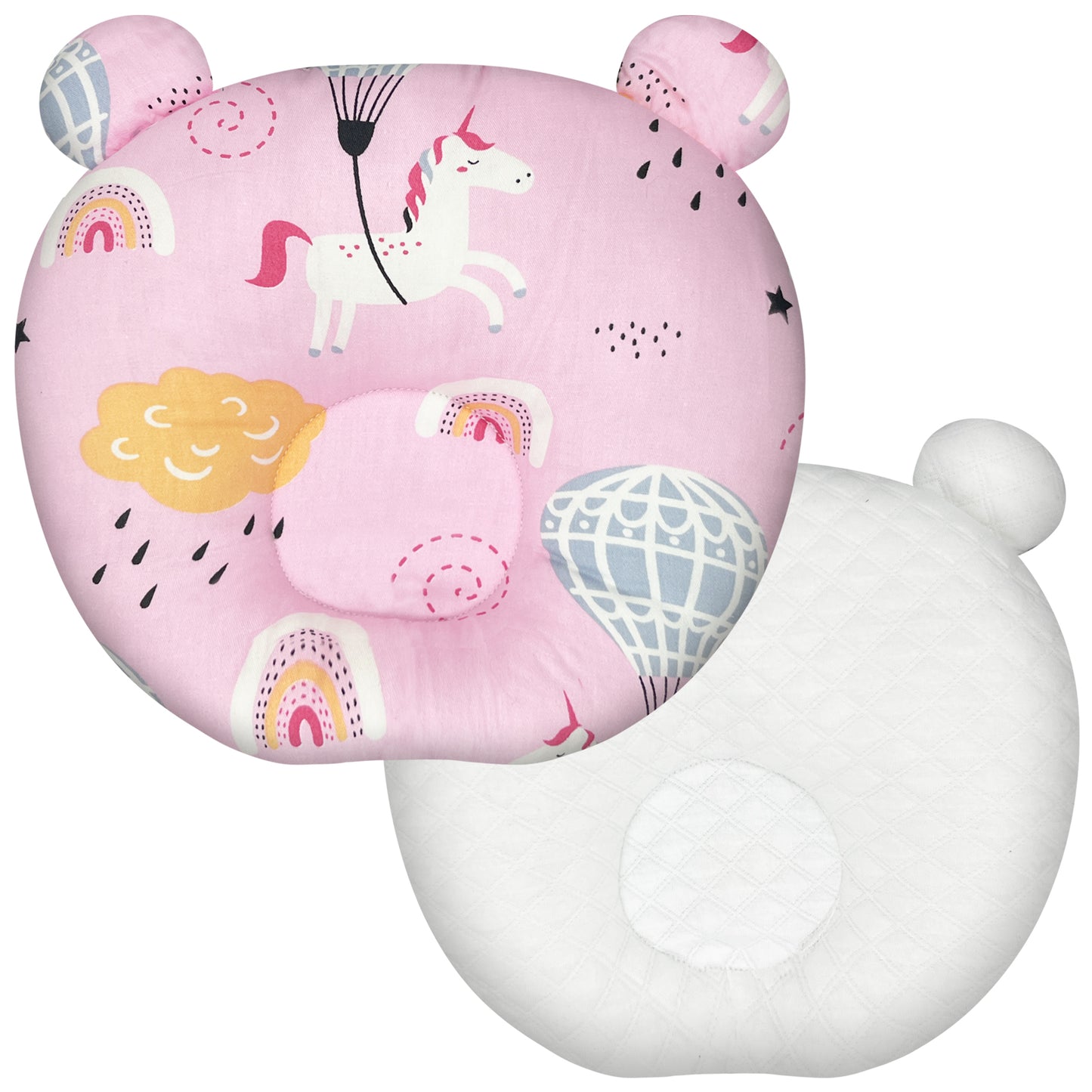 Bear shap baby pillow for newborn