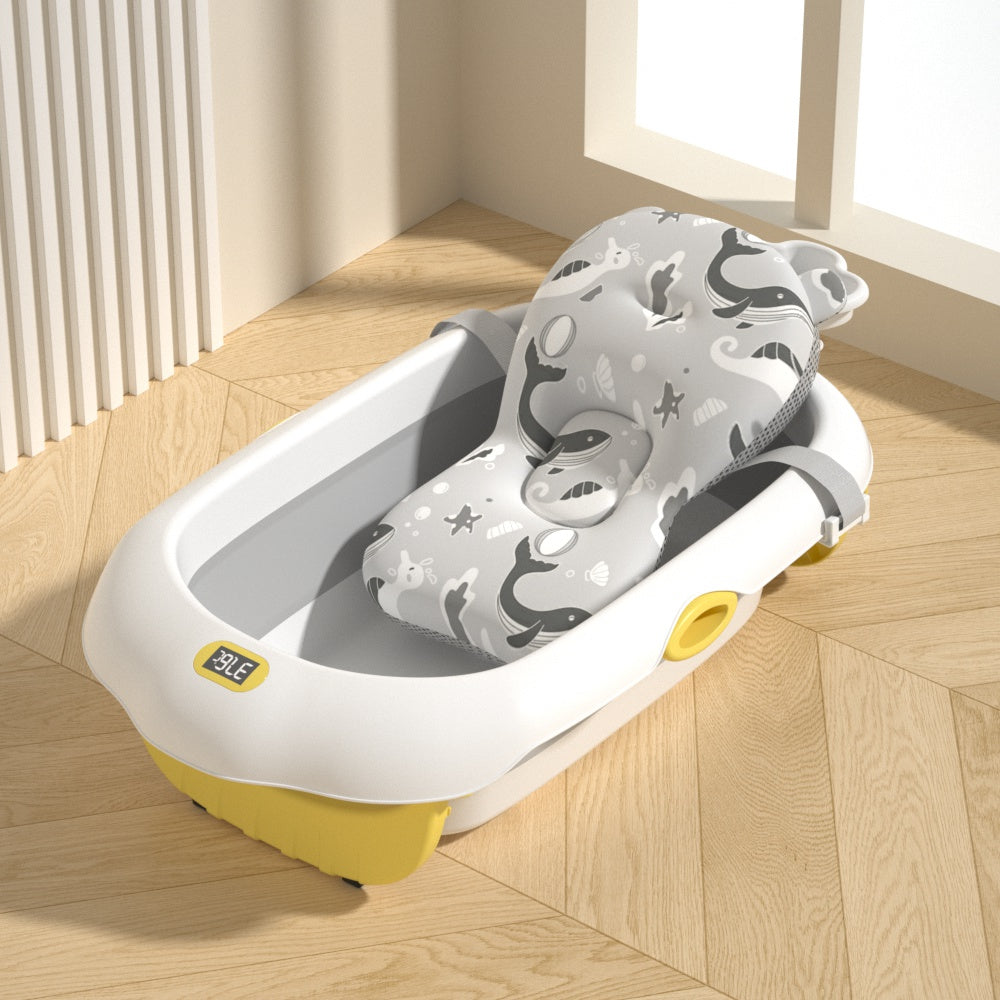 Wholesale Portable Collapsible 0-8  Folding Infant Baby Bath Tub With Stand