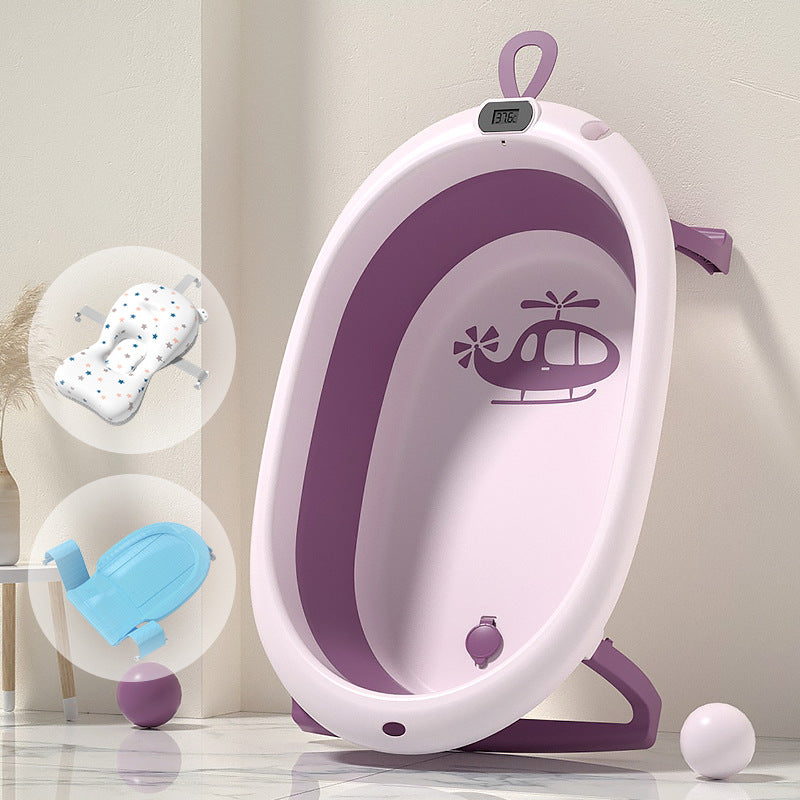 New born collapsible airplane baby bath tub