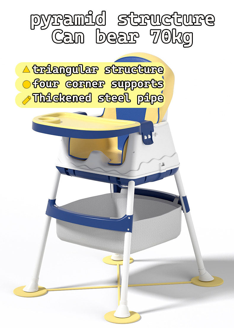 Baby high chair adjustable height