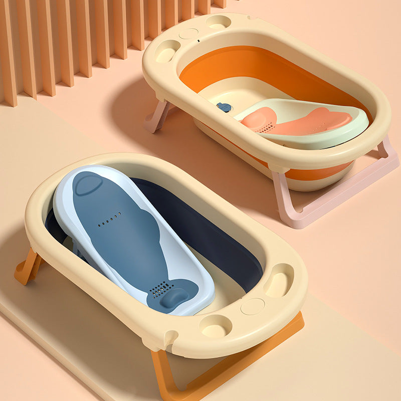 Foldable Baby Bathtub Seat/ rack