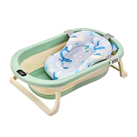 Plastic foldable baby bath tub