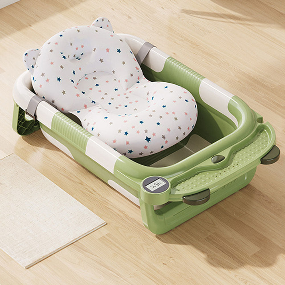 Baby twice folding bathtub