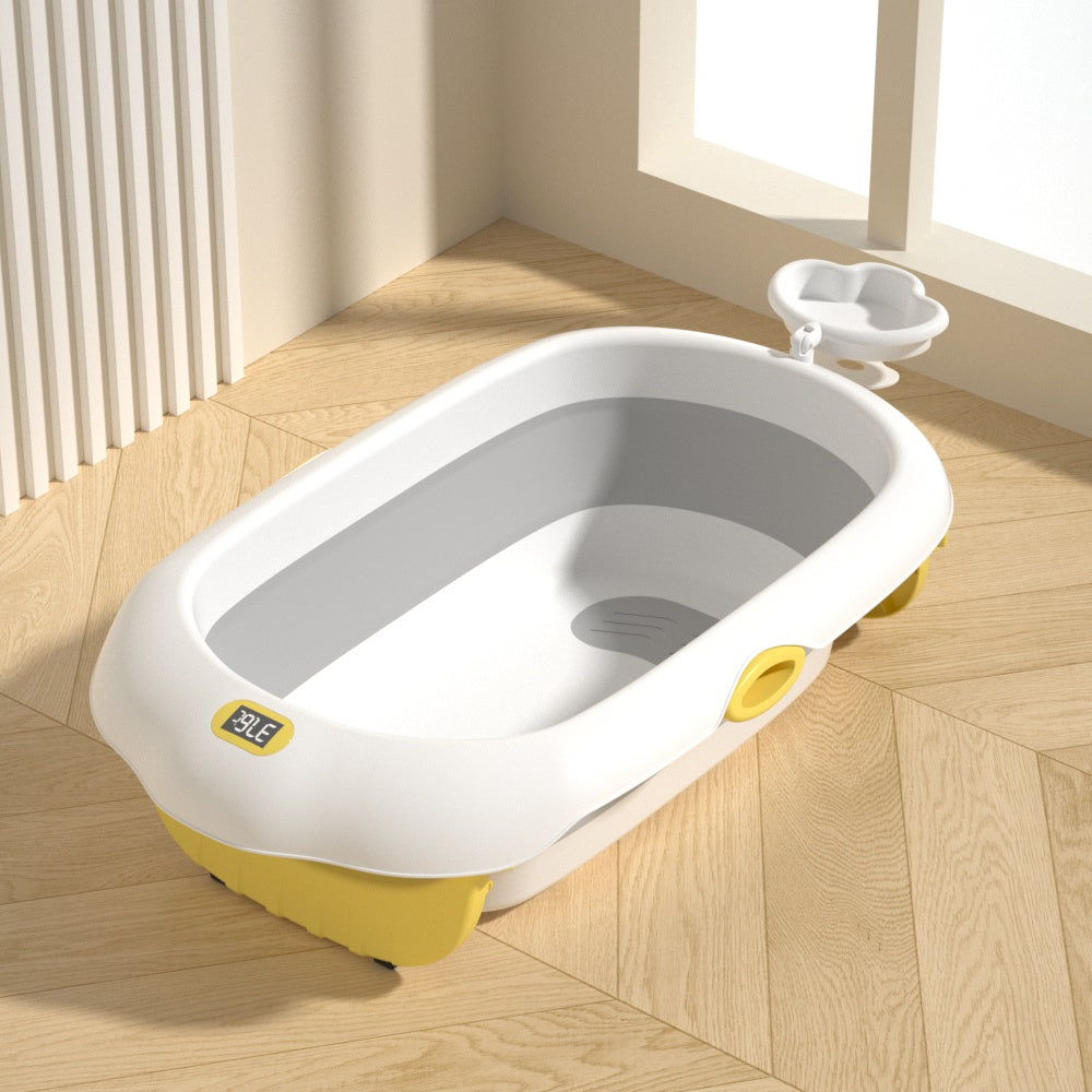 Wholesale Portable Collapsible 0-8 Folding Infant Baby Bath Tub With Stand
