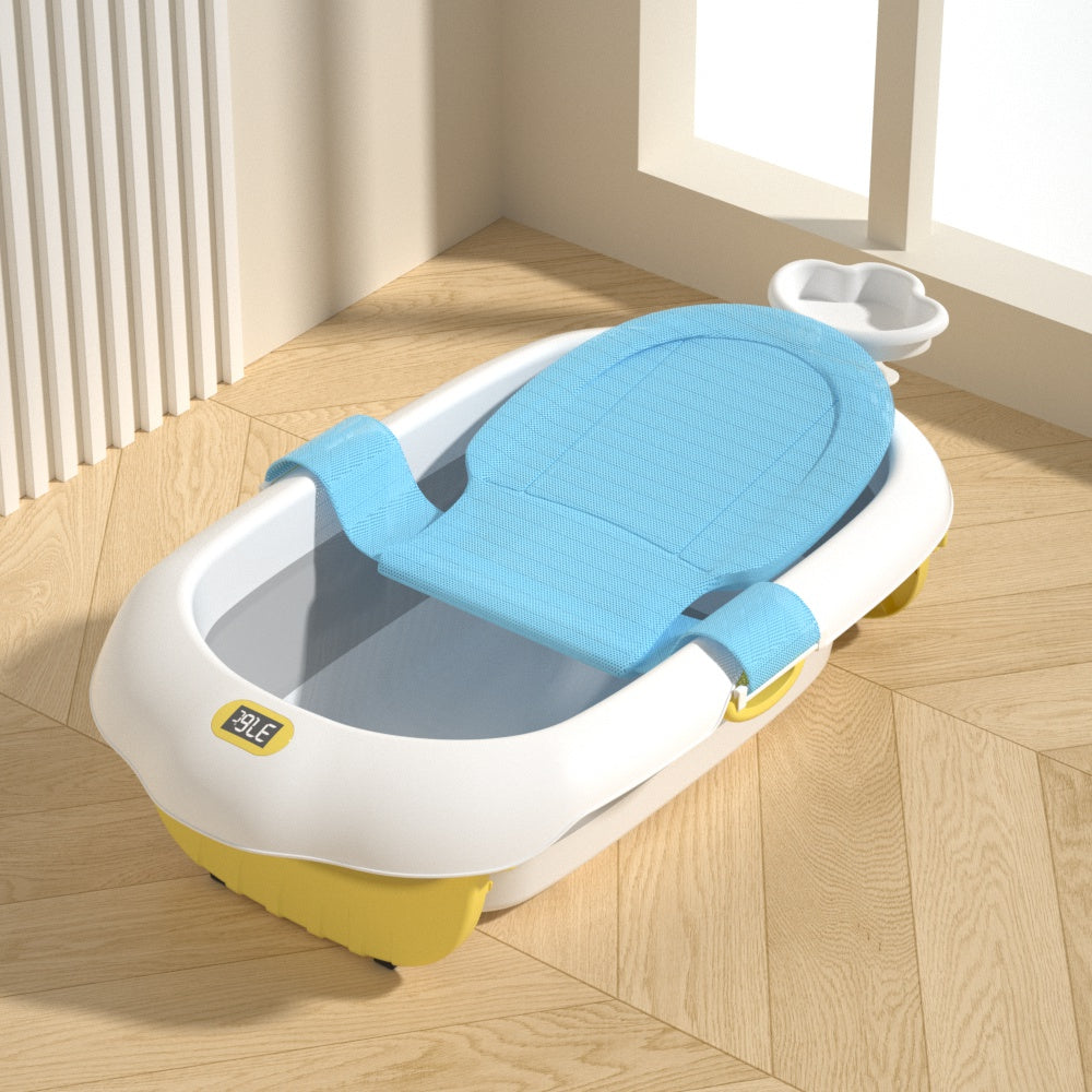 Wholesale Portable Collapsible 0-8 Folding Infant Baby Bath Tub With Stand