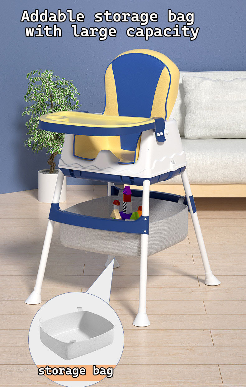 Baby high chair adjustable height