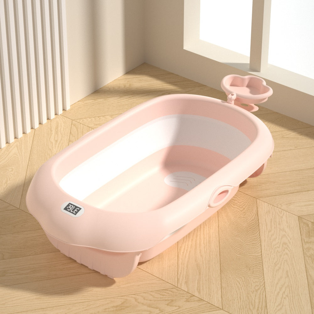 Wholesale Portable Collapsible 0-8 Folding Infant Baby Bath Tub With Stand