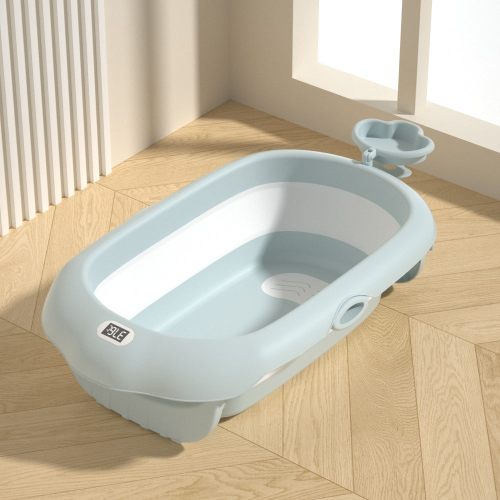 Wholesale Portable Collapsible 0-8 Folding Infant Baby Bath Tub With Stand
