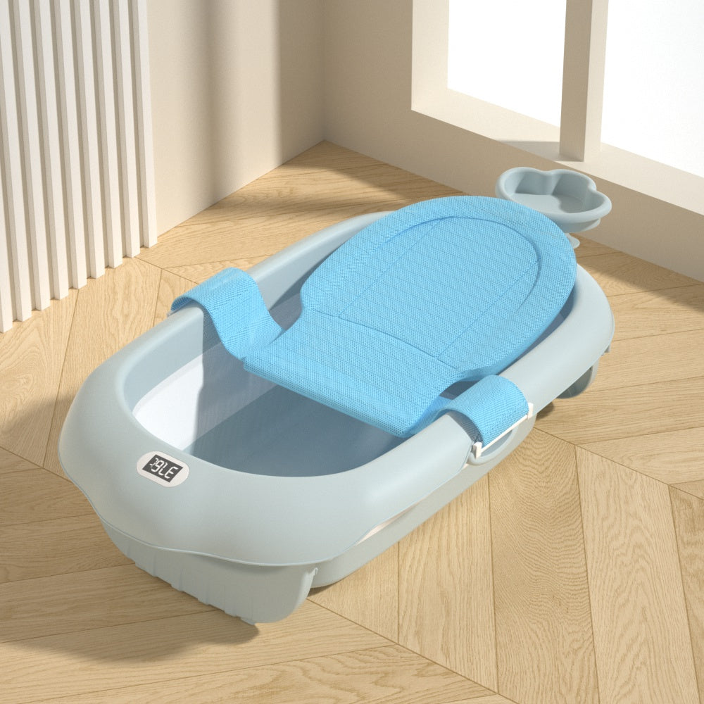 Wholesale Portable Collapsible 0-8 Folding Infant Baby Bath Tub With Stand