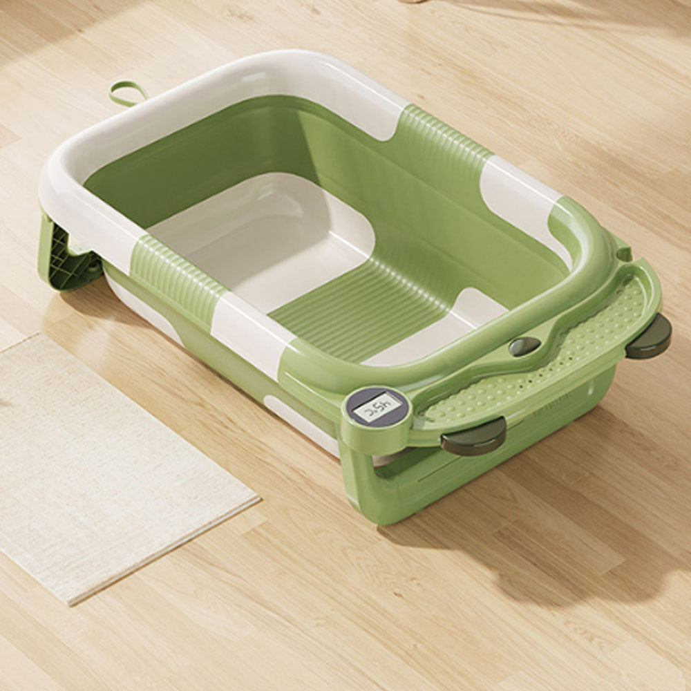 Baby twice folding bathtub