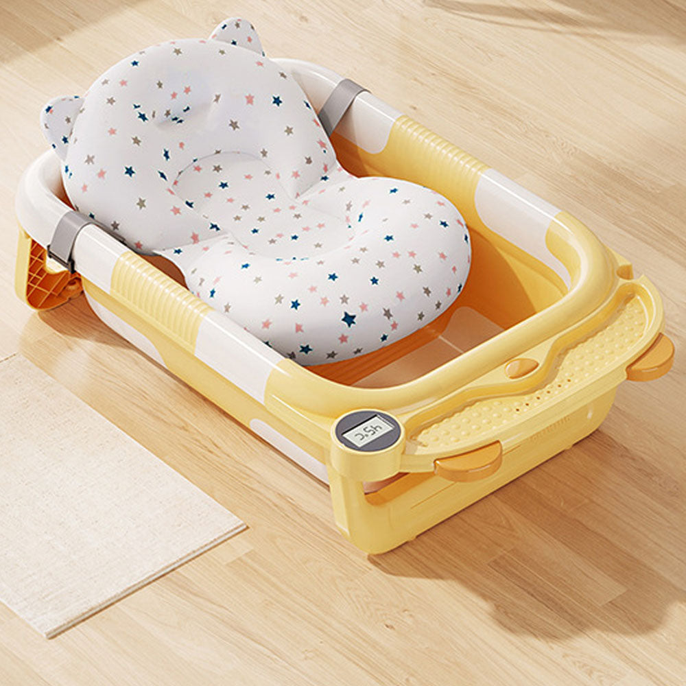 Baby twice folding bathtub