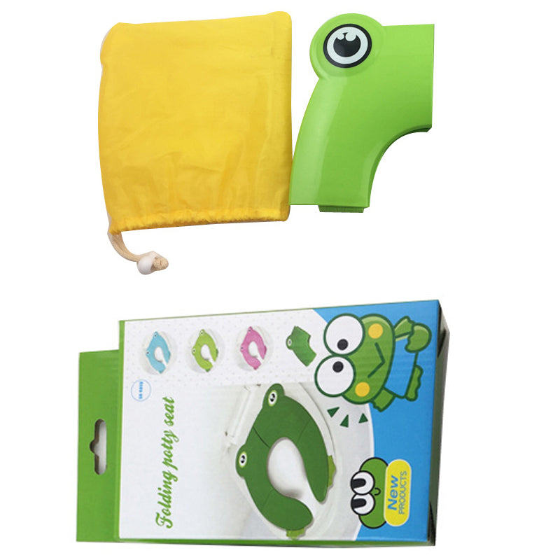 Frog Shape Kids Children Foldable Potty Seat