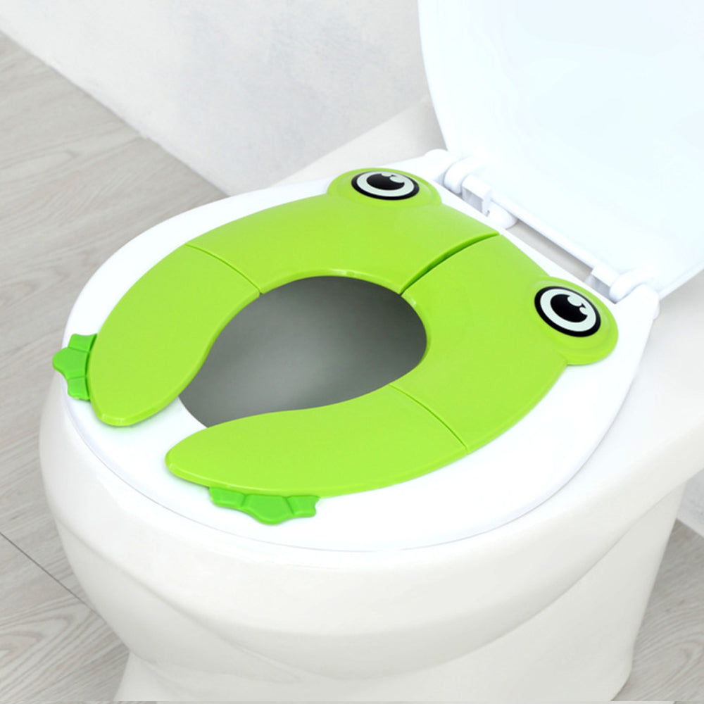 Frog Shape Kids Children Foldable Potty Seat