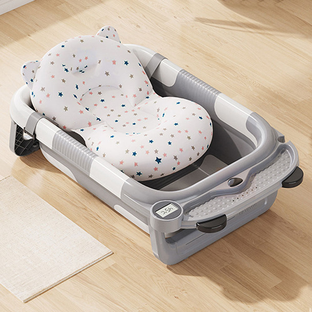 Baby twice folding bathtub