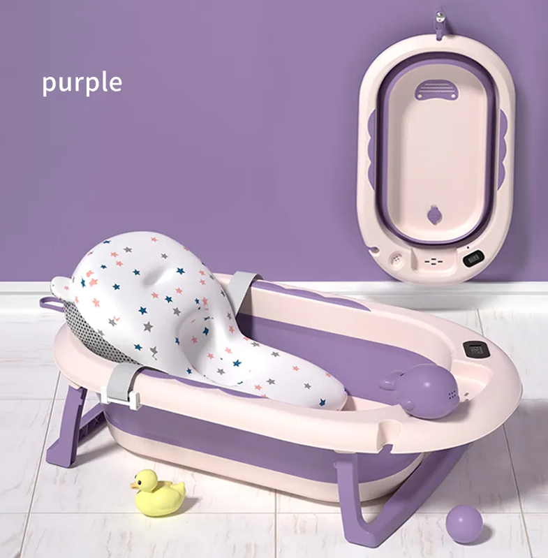 Whale Foldable Baby Bath Tub With Temperature