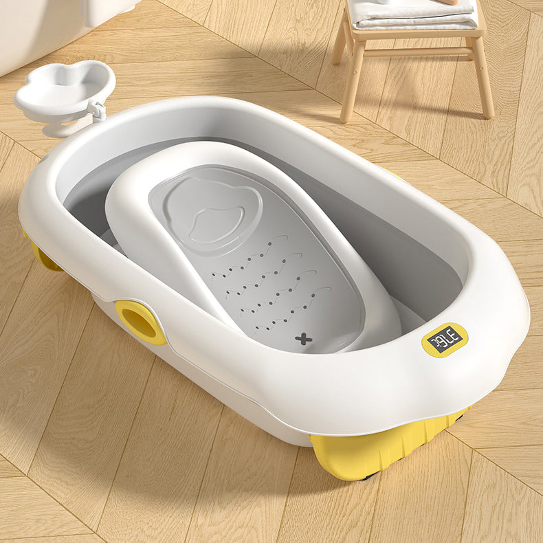 Wholesale Portable Collapsible 0-8 Folding Infant Baby Bath Tub With Stand