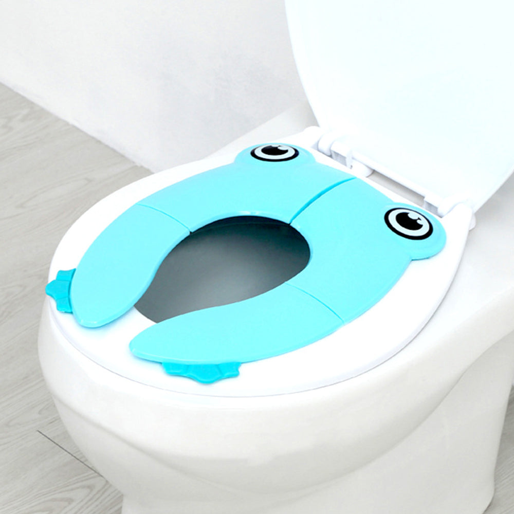 Frog Shape Kids Children Foldable Potty Seat