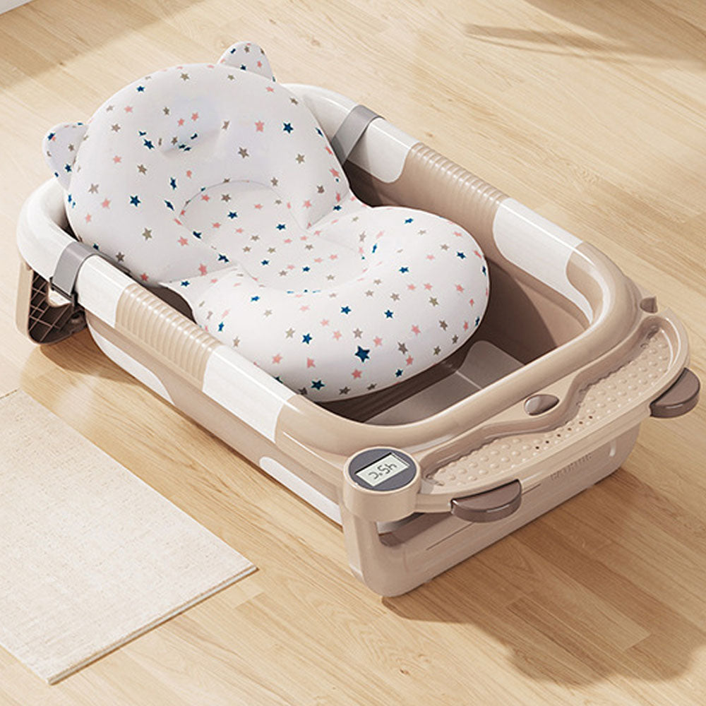 Baby twice folding bathtub