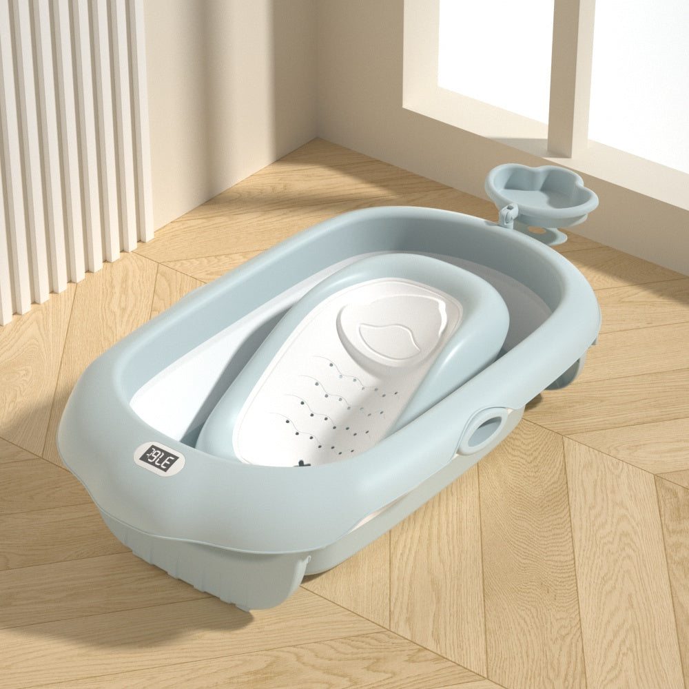 Wholesale Portable Collapsible 0-8 Folding Infant Baby Bath Tub With Stand