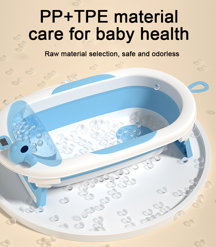 portable bath tub Bear toys and storage racks for baby