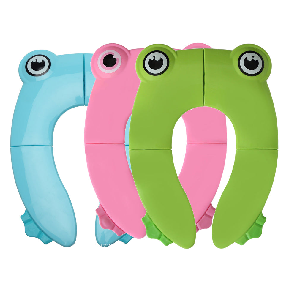 Frog Shape Kids Children Foldable Potty Seat