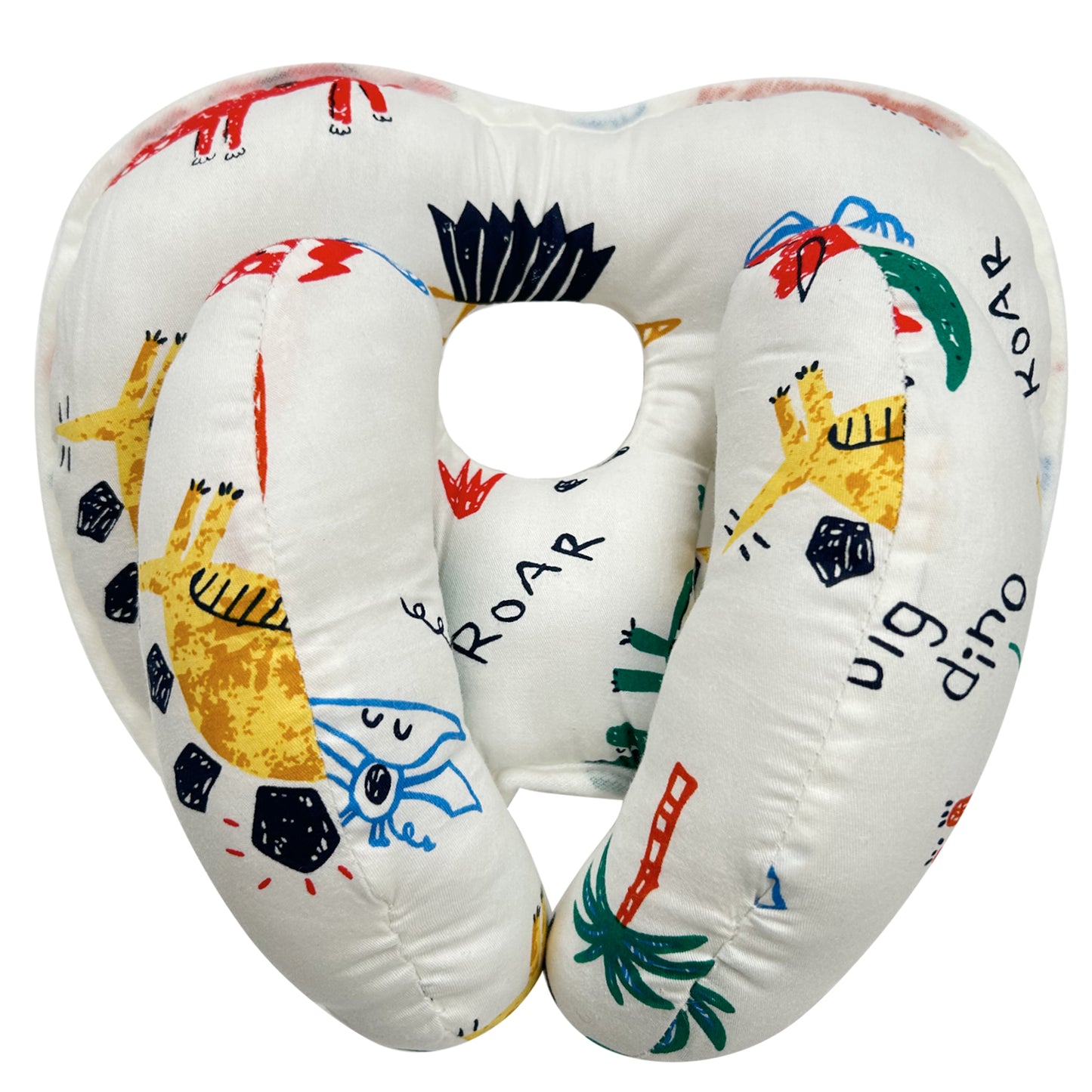 Soft banana shaped washable comfortable sleeping baby pillow
