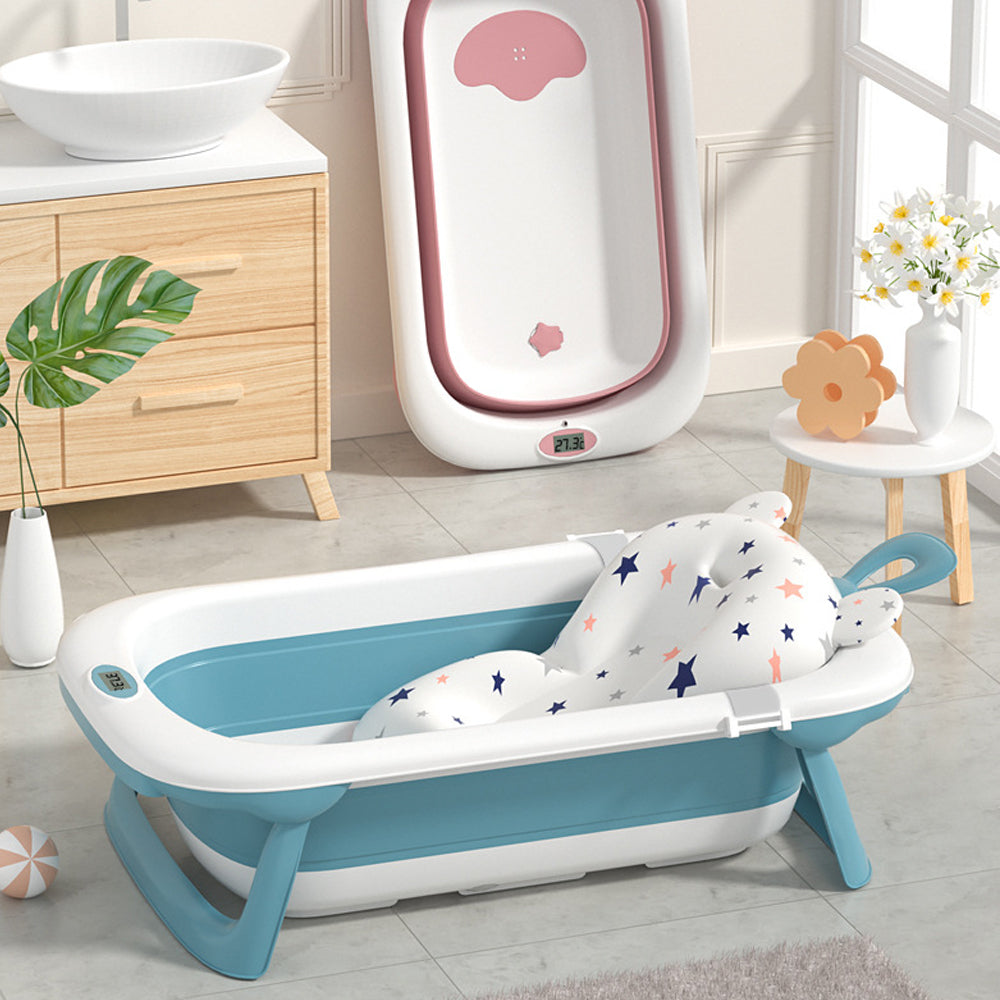 New born collapsible portable bathing tub