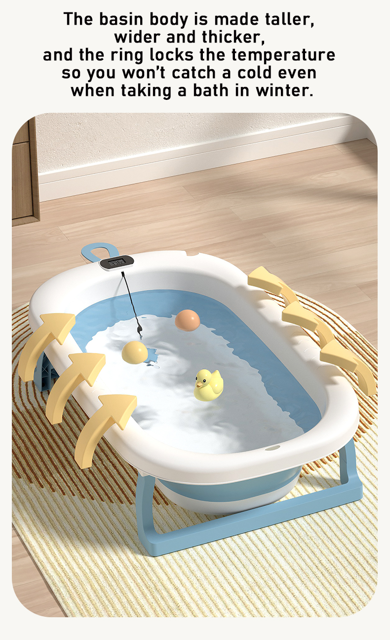 Foldable bath tubs folding baby bathtub for kids