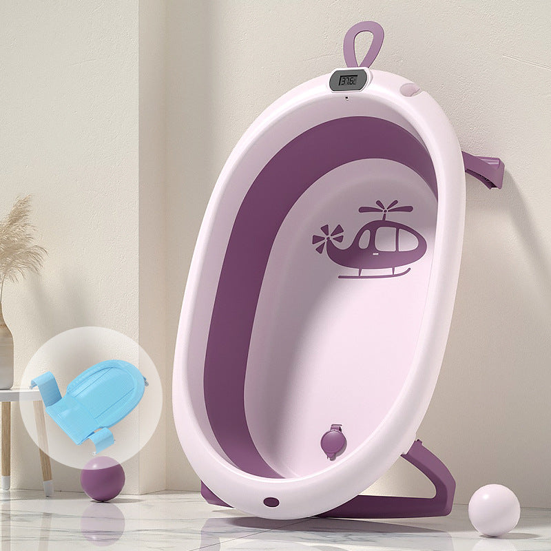 New born collapsible airplane baby bath tub