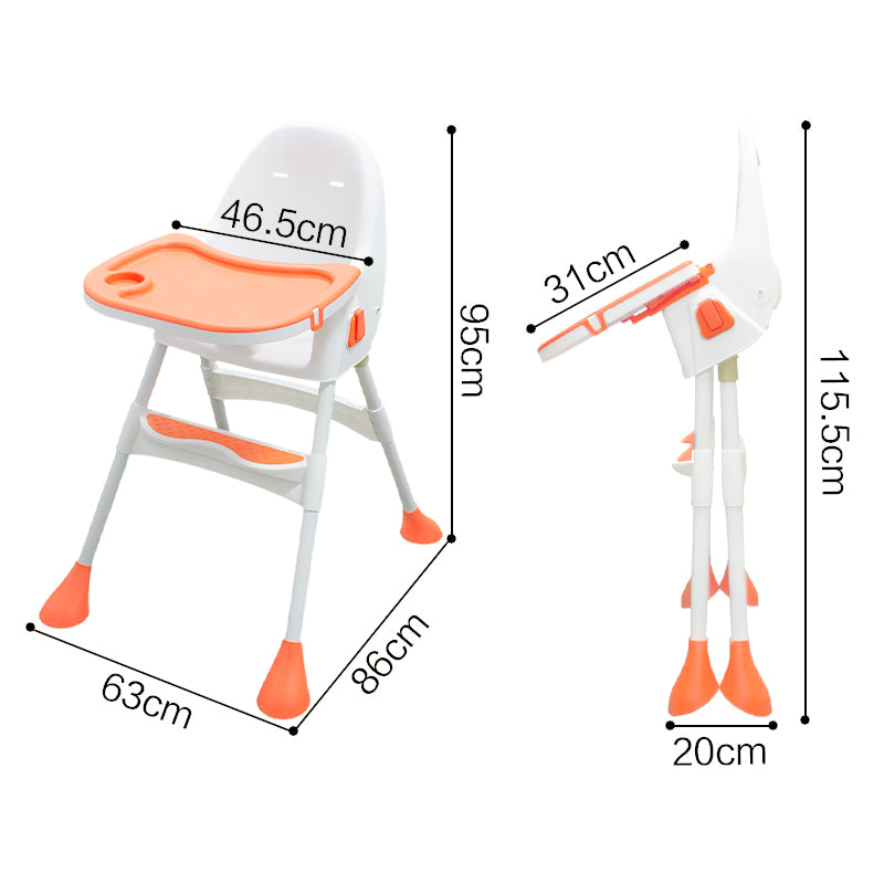 2023 wholesale high quality luxury high chair babies steel pipe mental