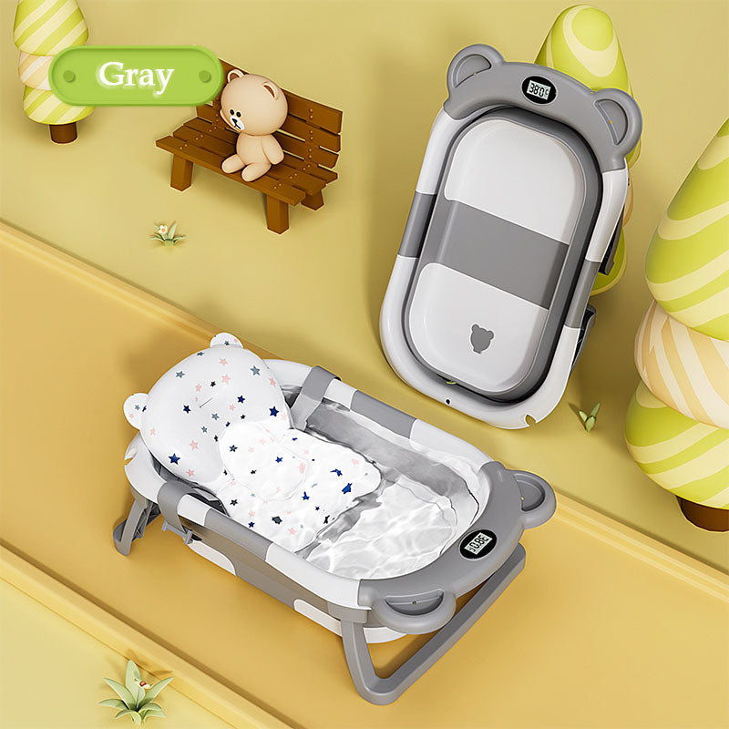 Baby bath tub bear folding many times products