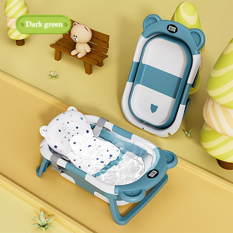 Baby bath tub bear folding many times products